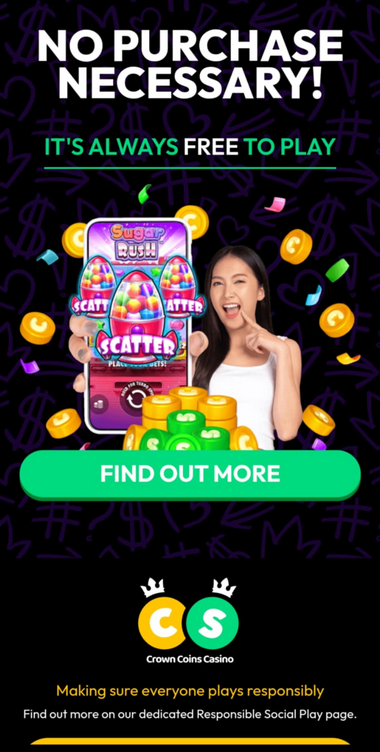 Crown Coins Casino Mobile Preview 2