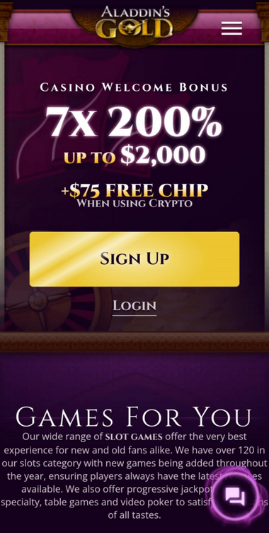 Aladdin’s Gold Casino Mobile Preview 2