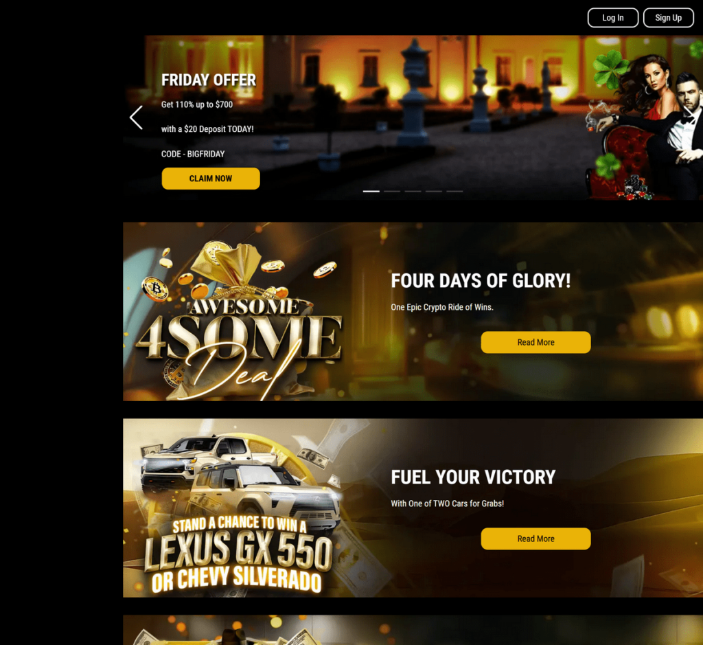 Big Dollar Casino Desktop Preview 2