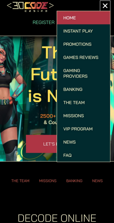 Decode Casino Mobile Preview 2
