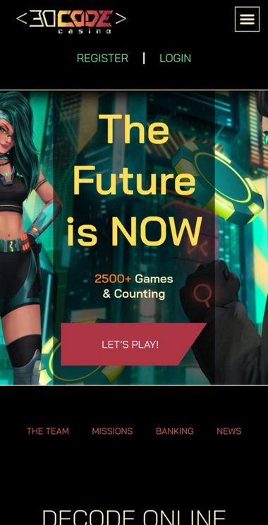 Decode Casino Mobile Preview 1
