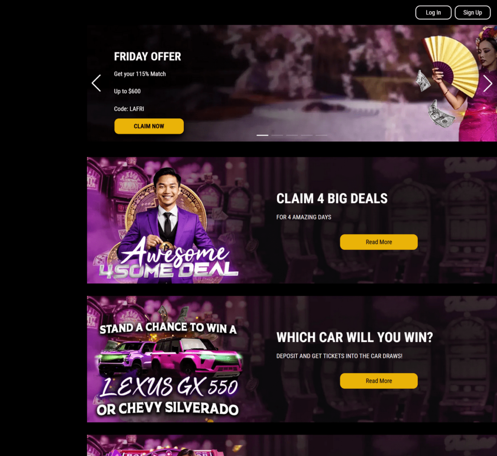 Lotus Asia Casino Desktop Preview 2